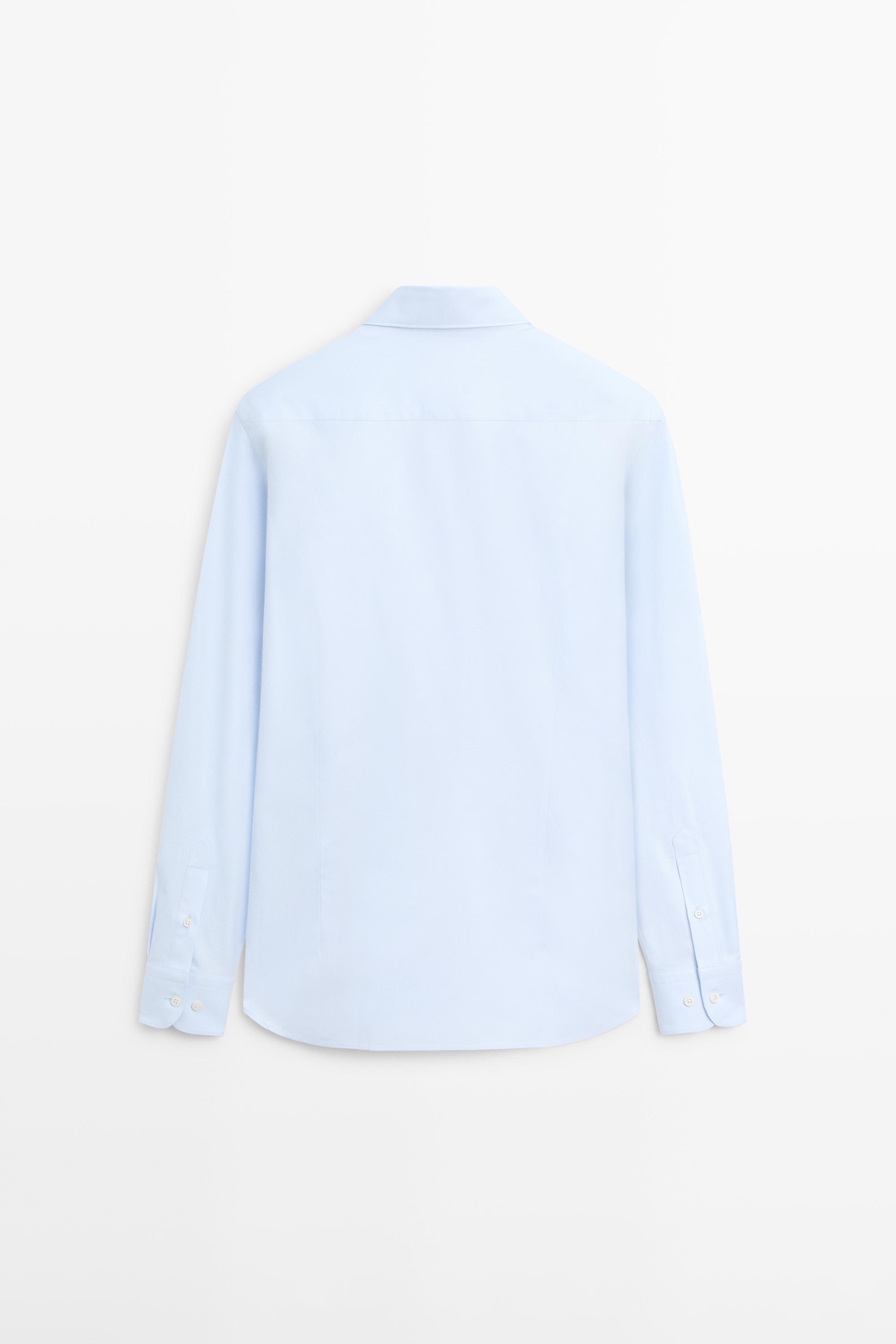 Slim fit 100% cotton shirt